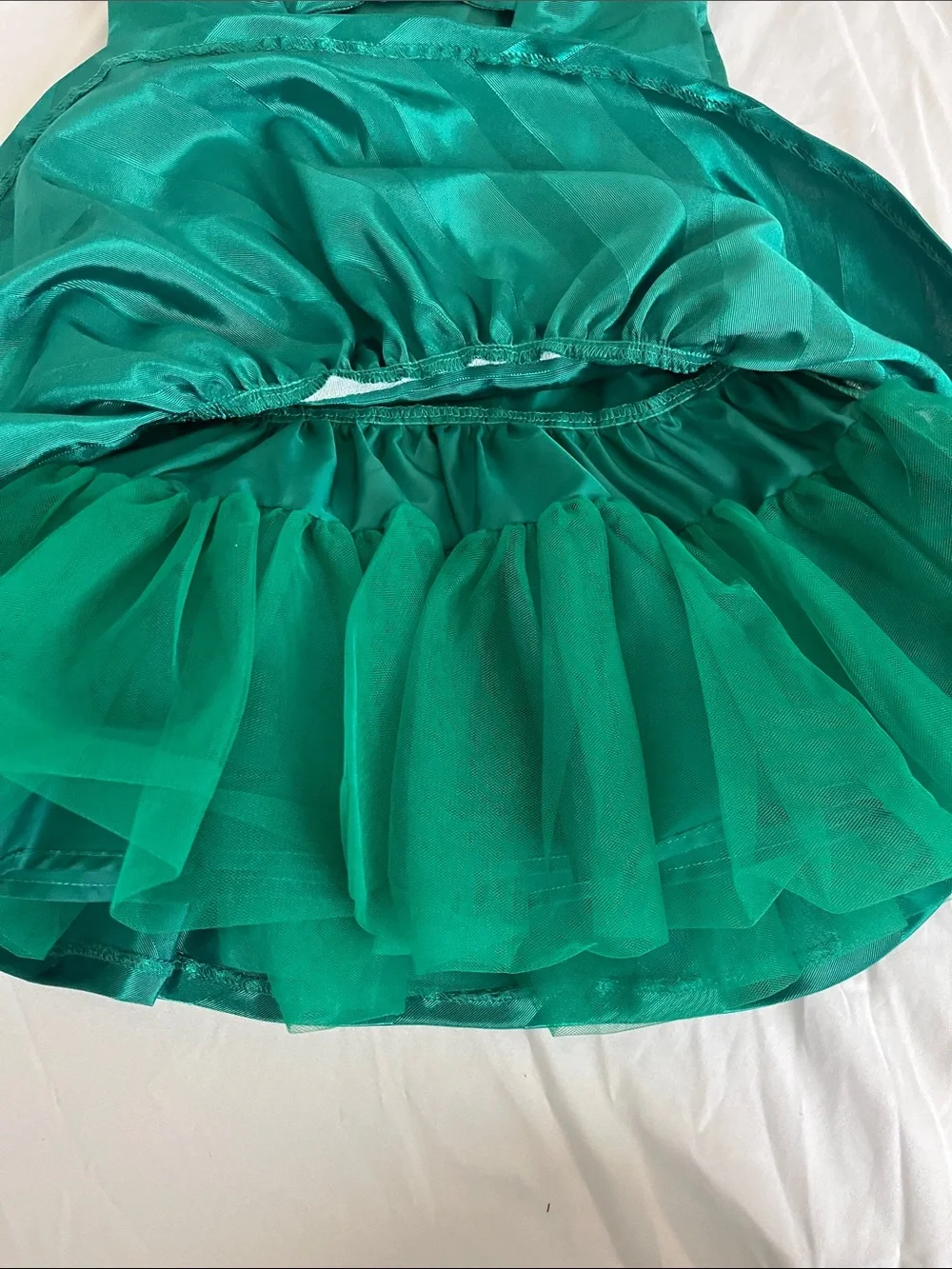 Gymboree Shiny Emerald Green Girls' Party Dress size 5